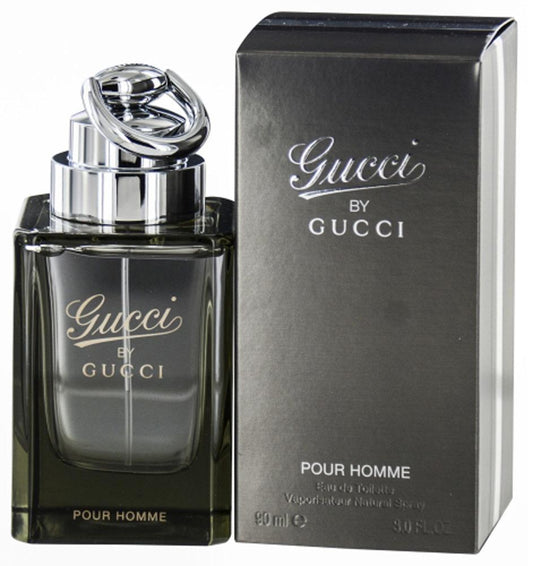 Gucci by Gucci Pour Homme Eau de Toilette EDT 90ml 3 oz men's fragrance bottle with box