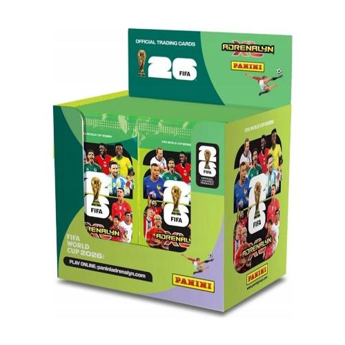 Panini FIFA World Cup 2026 Adrenalyn XL Official Trading Cards – 50 Pack Display Box