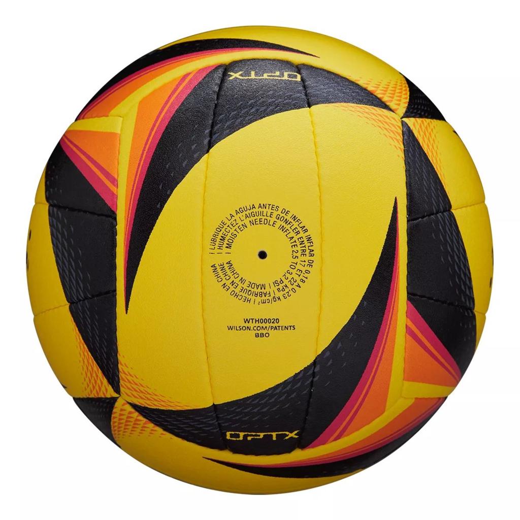 Wilson AVP OPTX Game Volleyball – Official Size Beach Volleyball, Yellow/Black