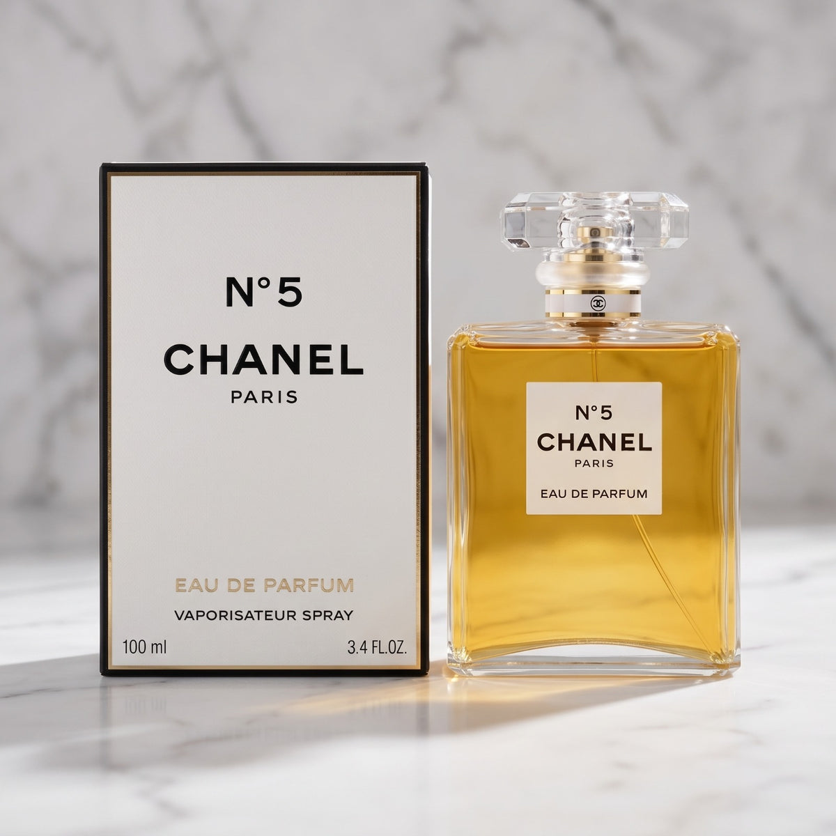Chanel N°5 Eau de Parfum Spray for Women 3.4 oz / 100 ml