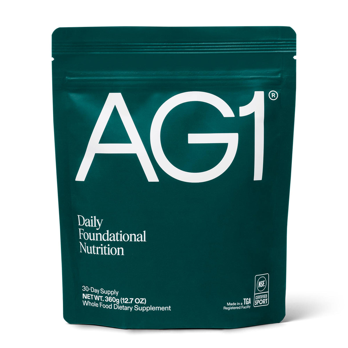 AG1 Daily Foundational Nutrition Greens Powder 360g (12.7 oz) – 30 Day Supply