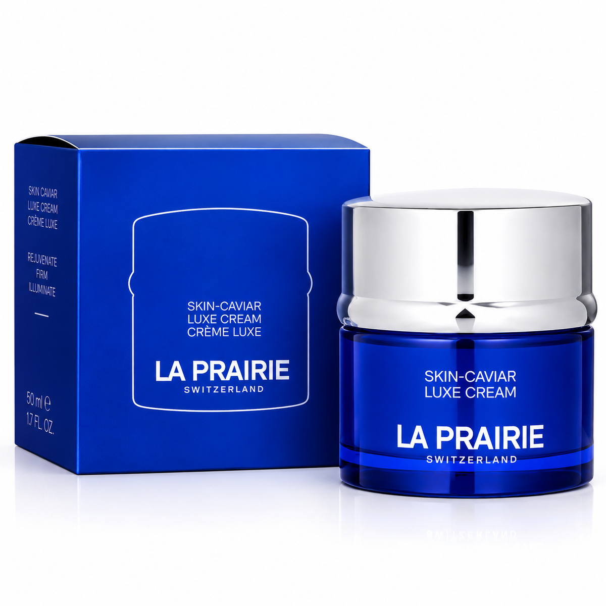La Prairie Skin Caviar Luxe Cream blue jar and box