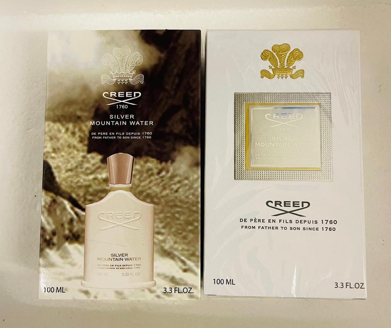 Creed Silver Mountain Water Eau de Parfum Spray for Unisex 3.3 oz / 100 ml
