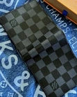 Louis Vuitton Multiple Bifold Wallet Damier Graphite Canvas Black