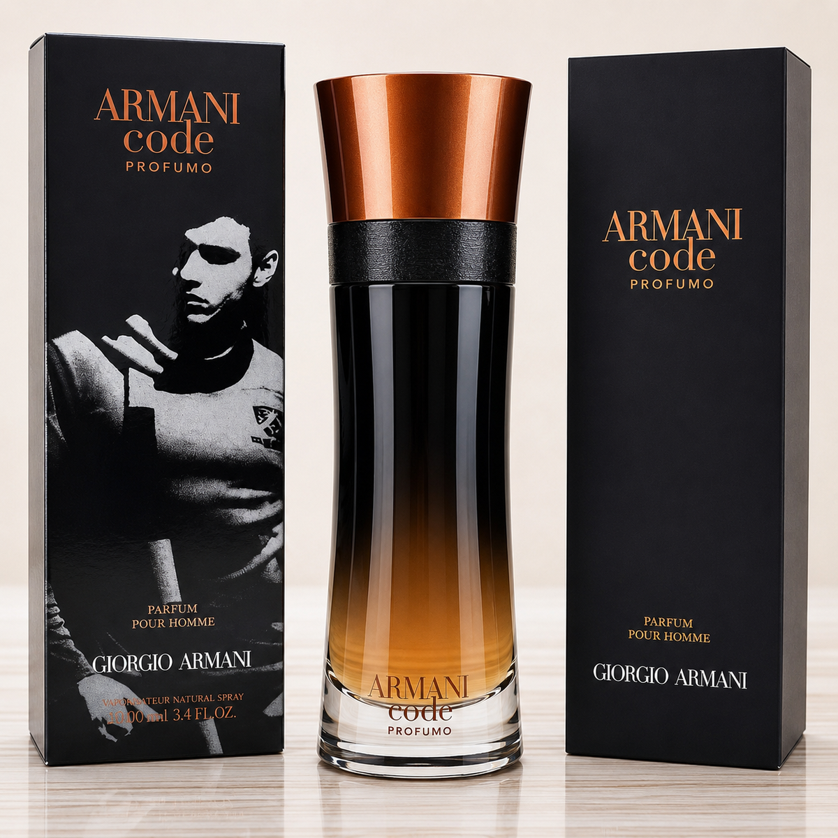 Giorgio Armani Code Profumo Parfum for Men 100ml (3.4 fl oz) Luxury Long-Lasting Fragrance