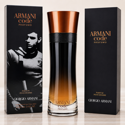 Giorgio Armani Code Profumo Parfum for Men 100ml (3.4 fl oz) Luxury Long-Lasting Fragrance